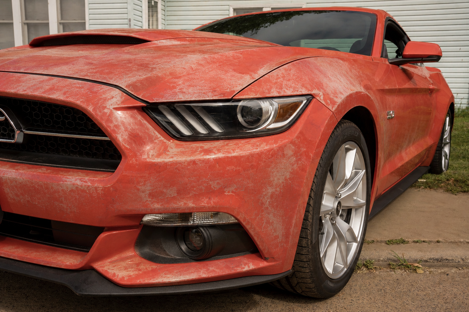 Before — Paint correction — Mustang GT
