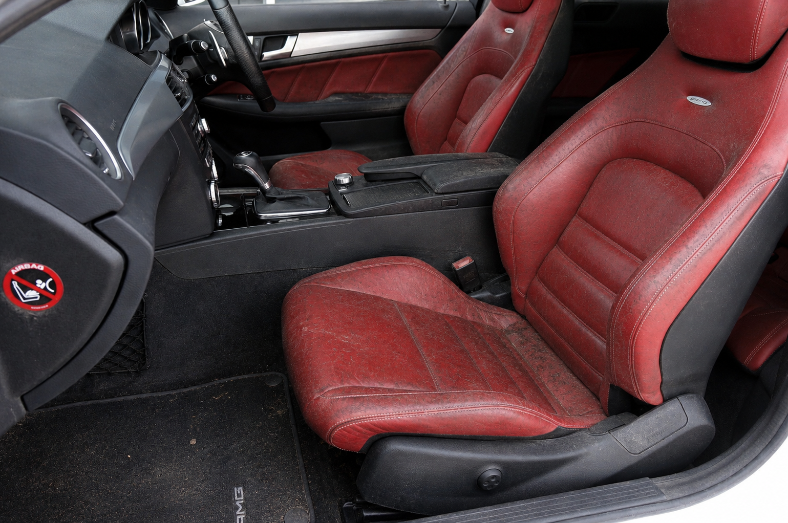 Before — Interior detail — AMG cabin